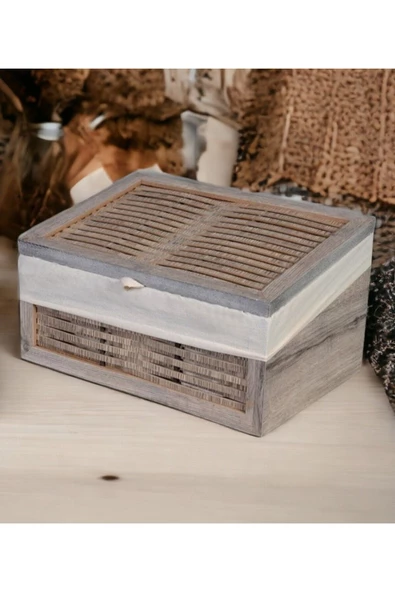 woodluck Ahşap Ekmeklik Yıkanabilir Bezli - 2