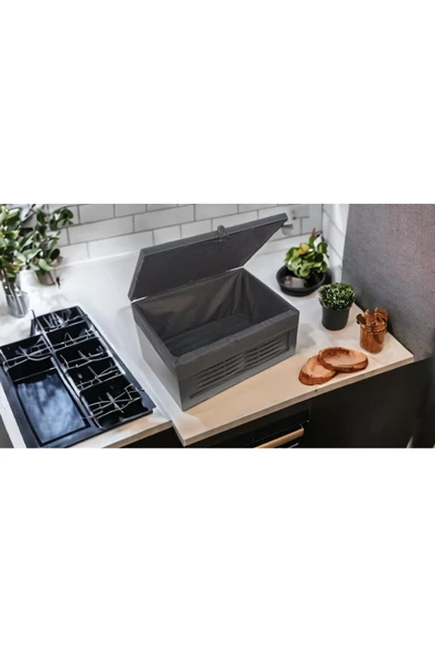 woodluck Ahşap Ekmeklik Yıkanabilir Bezli - 4