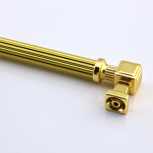 Talas Metal Gold Altın Çizgili Kulp 192 mm Mobilya Çekmece Mutfak Dolabı Dolap Kulpları Kulb 19.2 cm - Resim 2