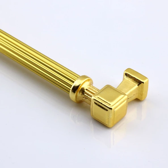 Talas Metal Gold Altın Çizgili Kulp 192 mm Mobilya Çekmece Mutfak Dolabı Dolap Kulpları Kulb 19.2 cm - Resim 7