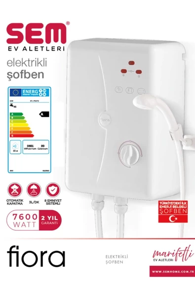 SEM Fiora Elektrikli Şofben