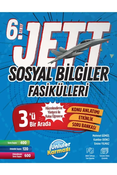 Ünlüler Karması 6 Sınıf Jett Sosyal Bilgiler Fasikülleri