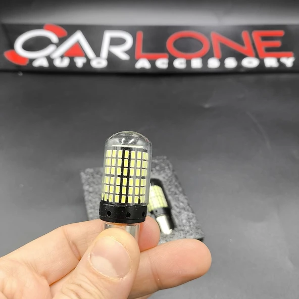 Beyaz Led Geri Vites Ampülü 144 Led 93 P21w Yüksek Kalite - Resim 3