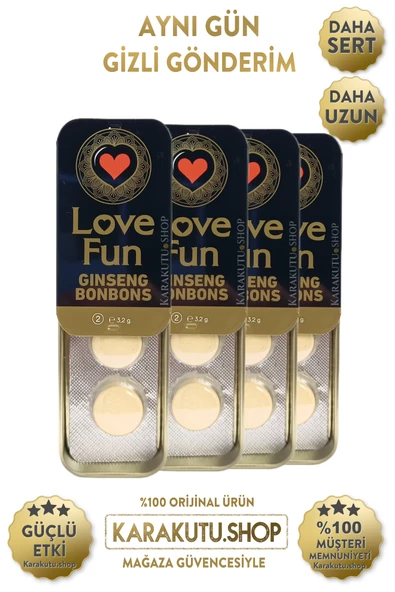 Love Fun Ginseng Bonbons 4 Adet