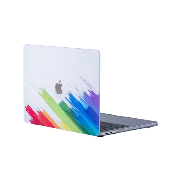 Macbook Air Kılıf 13 inç Paint03 (Eski USB'li Model 2010-2017) A1369 A1466 ile Uyumlu - 5