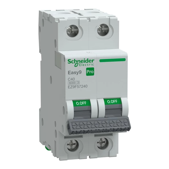 Schneider, Pro 2 Faz 40A 6 KA C Tipi Sigorta,EZ9F57240