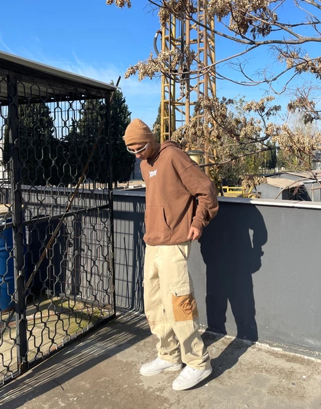 Jack Cactus Premium Designer Baggy Kargo Pantolon - 8