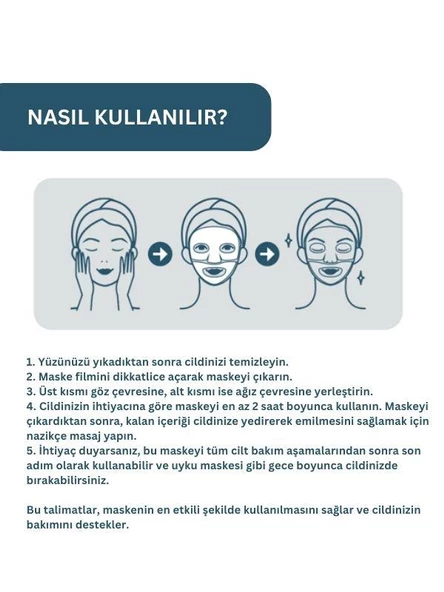Dermal Seoulface Kolajen ve Hiyaluronik Asit Özlü Hydrojel Şeffaflaşan Eriyen Maske Seti 2 Adet - Resim 5