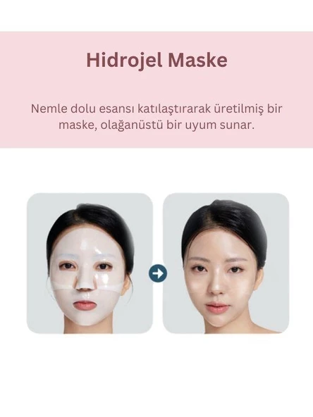 Dermal Seoulface Kolajen ve Hiyaluronik Asit Özlü Hydrojel Şeffaflaşan Eriyen Maske Seti 2 Adet - Resim 6