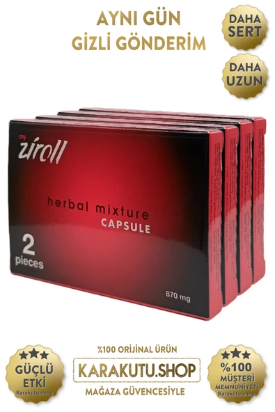 Ziroll Ginseng Kapsül 4 Adet