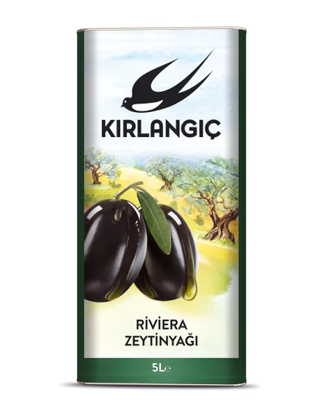 KIRLANGIÇ 5 LT RİVİERA ZEYTİNYAĞI TENEKE