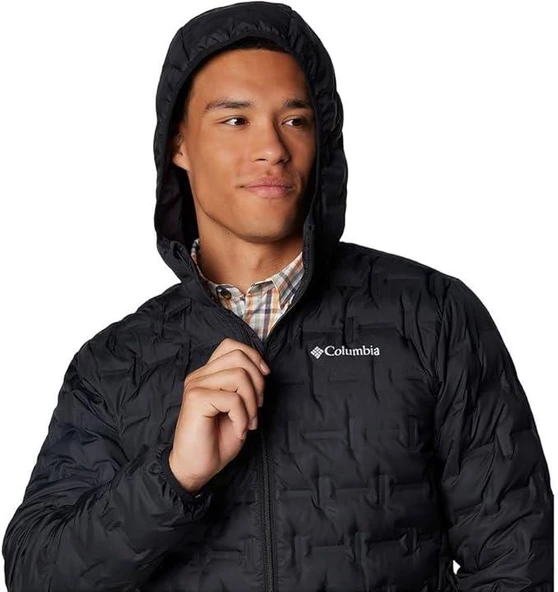 Columbia Delta Ridge II Down Hooded Erkek Mont - Resim 3