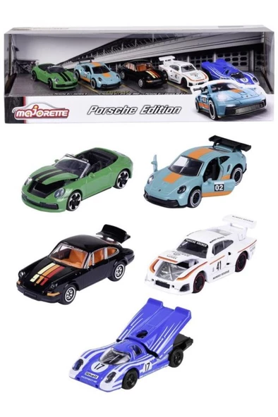 Majorette Porsche Sürümü 5'li Hediye Seti - 2