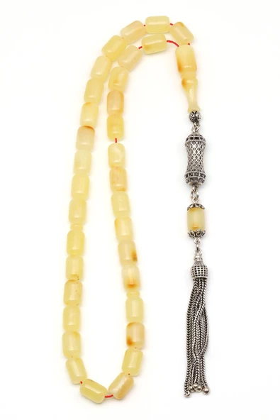 Damla Kehribar Kapsül Kesim Tesbih Litvanya Sertifikalı - 2