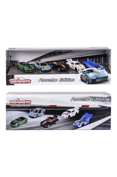 Majorette Porsche Sürümü 5'li Hediye Seti - 3