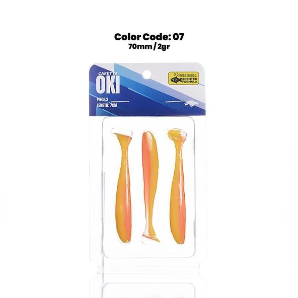 Caretta Oki 7 cm 2 gr Silikon Balik - 6
