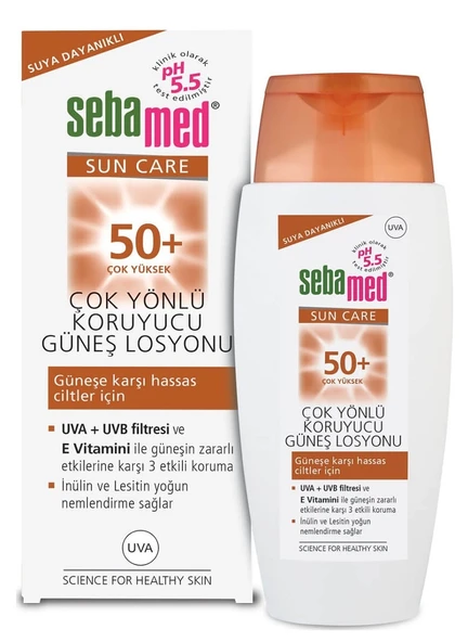 Sebamed Sun Care Çok Yönlü Koruyucu Güneş Kremi Avantaj Pk (75ML SPF 50+ Faktör + 150ML 50+ Faktör) - 5