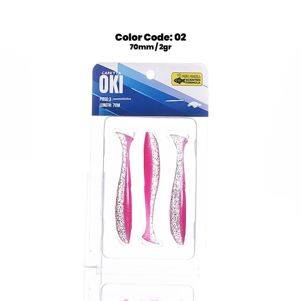 Caretta Oki 7 cm 2 gr Silikon Balik - 3