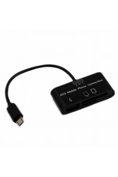 Anunnaki Micro Usb 3 In 1 Sd Tf Kart Okuyucu Otg Veri Aktarıcı - 5