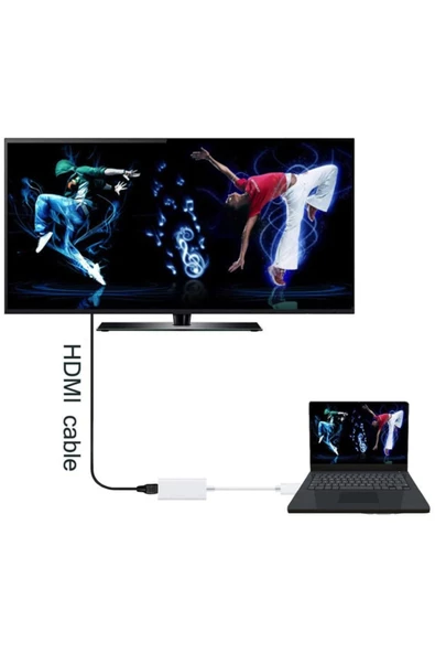 Mini Displayport To Hdmi Dönüştürücü Mini Dp Hdmı Mini Display In Hdmi Out Converter Thunderbolt - Resim 2