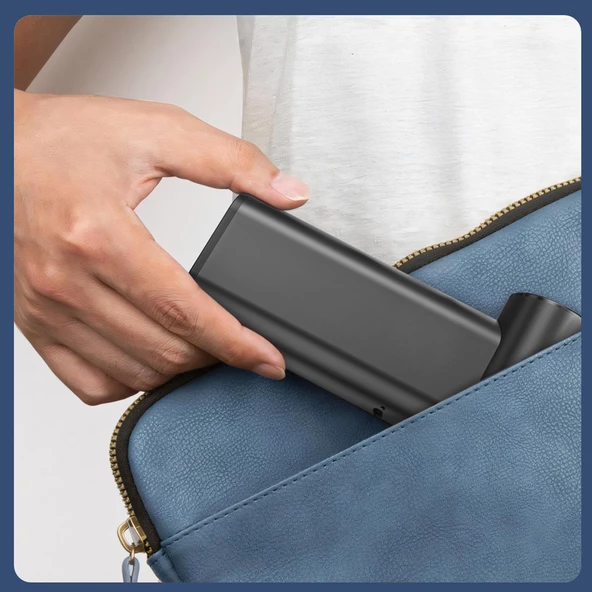 Mioji Mio AD57 8000mAh 130000RPM 4 Kademeli Taşınabilir Güçlü Hava Üfleme Cihazı - Silver - 3