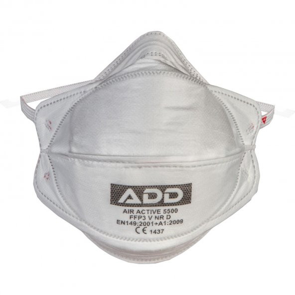ADD Airactive 5500 FFP3 NR D Toz Maskesi Ventilsiz