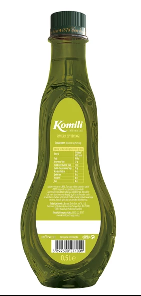 KOMİLİ YEMEKLİK RİVİERA PET 0.5L - 2