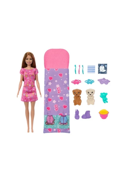 Barbie Ve Köpekçikleri Pijama Partisi Oyun Seti HXN01 Lisanslı Ürün - Resim 2