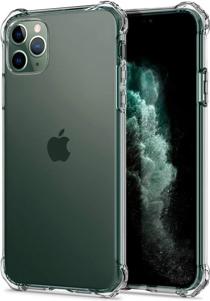 Spigen Apple iPhone 11 Pro Kılıf Rugged Crystal Clear - ACS00060