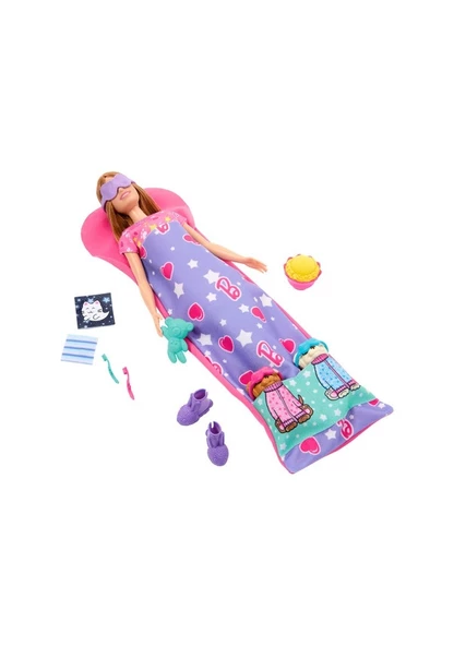 Barbie Ve Köpekçikleri Pijama Partisi Oyun Seti HXN01 Lisanslı Ürün - Resim 5