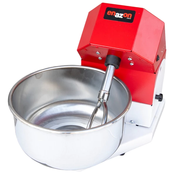 15 Kg  Hamur Yoğurma Makinesi Paslanmaz Devrilir Çıkar Kazan 0,37 Kw  10 Kg Un 15 Kg Hamur - Resim 2