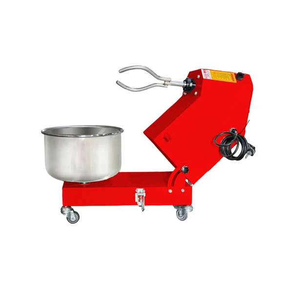 25 Kg  Hamur Yoğurma Makinesi Paslanmaz Devrilir Çıkar Kazan 0,37 Kw  Premium Model - Resim 5