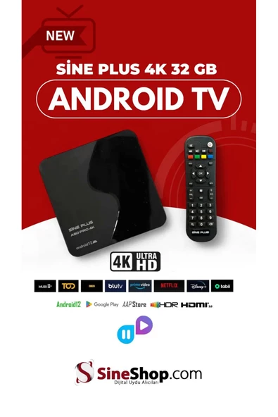 Sine Plus A80 Pro 4GB Hafıza 32GB Depolama Android TV Box (Kablosuz Mouse Hediyeli) - 5