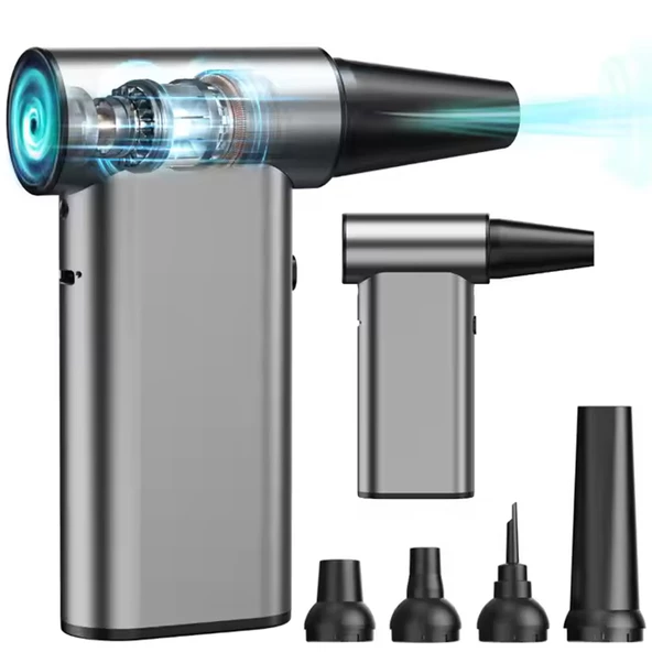 Mioji Mio AD57 8000mAh 130000RPM 4 Kademeli Taşınabilir Güçlü Hava Üfleme Cihazı - Silver - 2