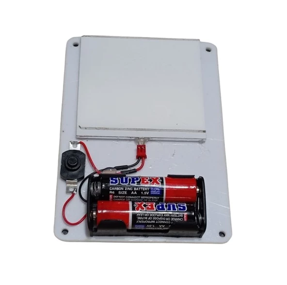 Led Panelli Fener Pilli Mıknatısla Monte Edilen Başucu Aydınlatma Gece Lambası - Resim 2