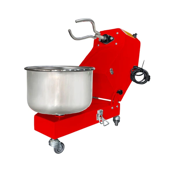 25 Kg  Hamur Yoğurma Makinesi Paslanmaz Devrilir Çıkar Kazan 0,37 Kw  Premium Model - Resim 4