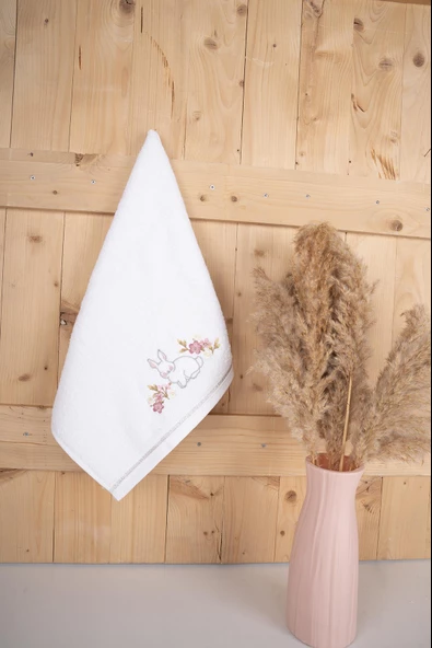 %100 Pamuk 40x70 Cm Nakışlı Desenli Hediyelik Havlu Seti Baveno Home - Resim 12