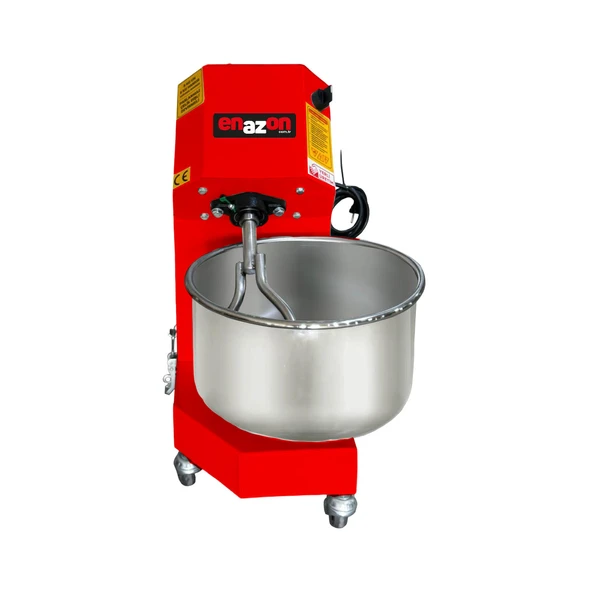 25 Kg  Hamur Yoğurma Makinesi Paslanmaz Devrilir Çıkar Kazan 0,37 Kw  Premium Model - Resim 3