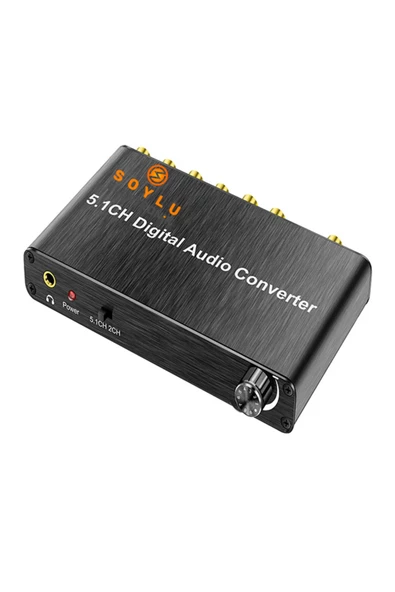 5.1 Ses Kod Çözücü DTS AC3 Dolby Kod Çözme SPDIF Ev Sinema Sistemi Dijital 5.1 Kanal Ses Dönüştürücü - 3