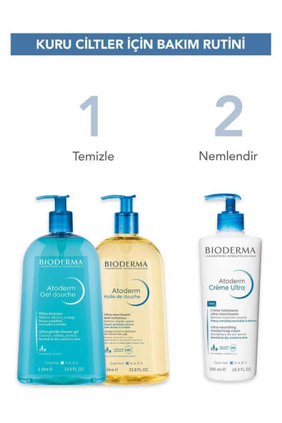 Bioderma Atoderm Cream Ultra Normal ve Kuru Ciltler için Nemlendirici Yüz, Vücut Bakım Kremi 500 ml - 6