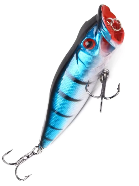 Eagenset Popper Yapay Yem 9 cm, 12 gram Maket Balık, Suni Yem, 1 Adet Model:4 - 2