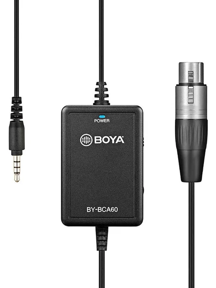 Boya BY-BCA60 48V Phantom Mobil Xlr Mikrofon Kablo - 1