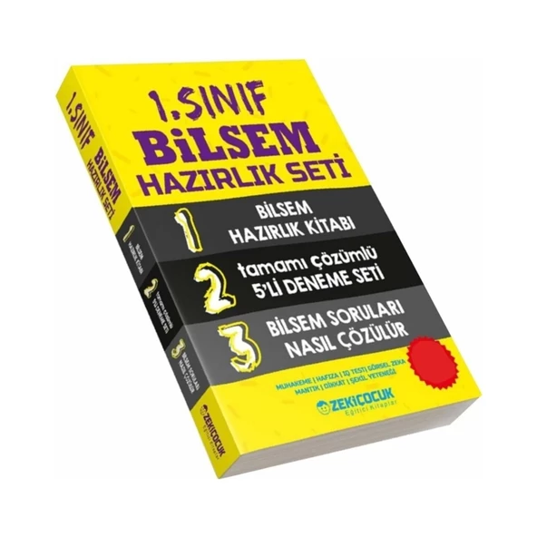 Bilsem 1. Sınıf Hazırlık Seti Zeki Çocuk