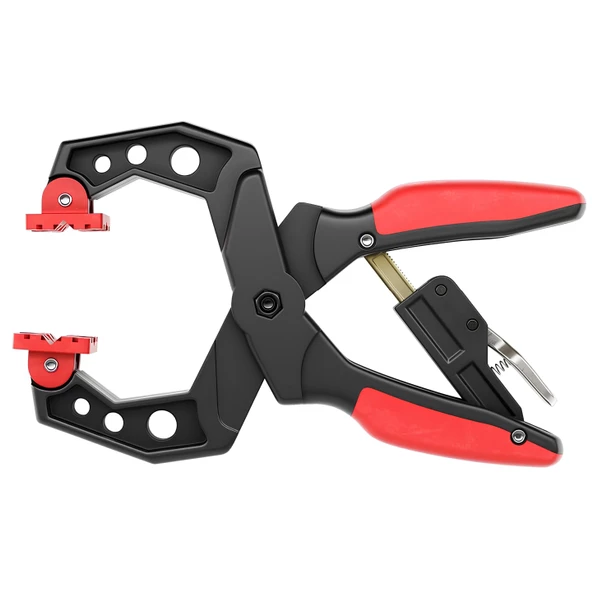 Yaylı Kıskaç Mandal Hızlı Kıskaç Cırcır işlevli El Tip İşkence Mengene Klips Hobi 58 mm - 6
