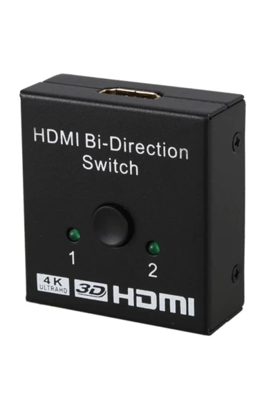 Hdmi Bi-direction Switch 2 Port Çift Yönlü Hdmi Switch Splitter Ekran Monitör Çoklayıcı Çoğaltıcı Bidirection - 3