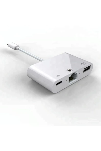 Apple Iphone/ipad Lightning To Ethernet Rj45 Dönüştürücü Adaptörü - 3