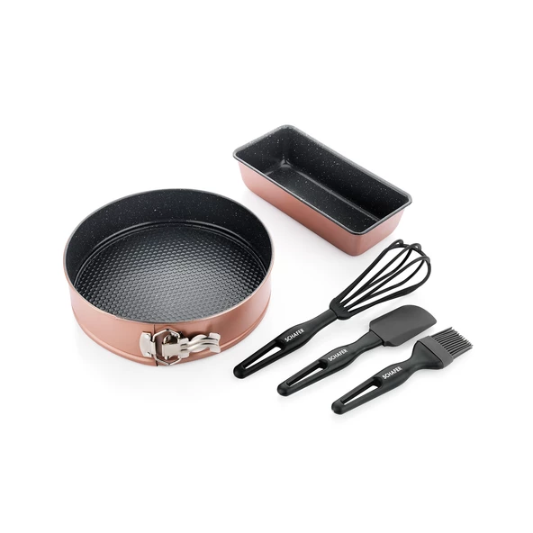 Schafer Ariana Kek Kalıbı+Pasta Seti 5 Parça-Rosegold - 2