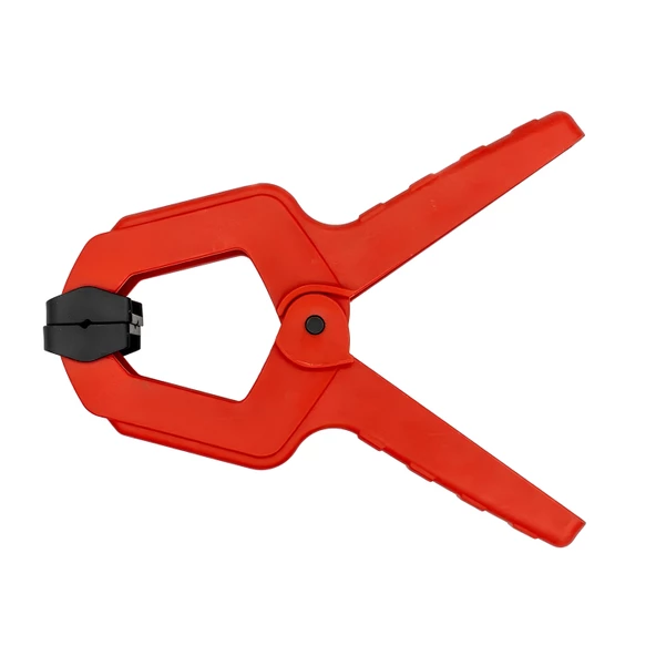 2 ADET Yaylı Kıskaç Mandal El Tip İşkence Mengene Kırmızı Klips Hobi 38 mm - 4