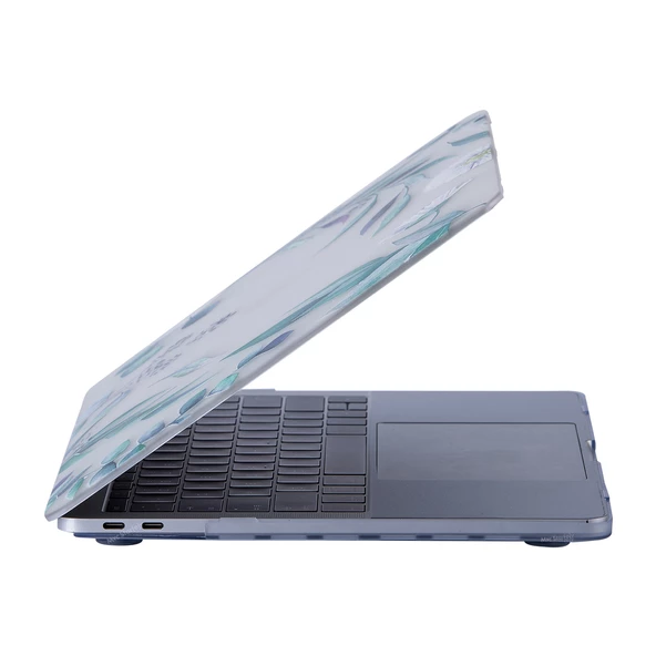 Macbook Pro Kılıf 13 inç M1-M2, Flower06NL (Type-c'li Model)A2338 A2289 A2251 A1706-08 A1989 A2159 ile Uyumlu - 11