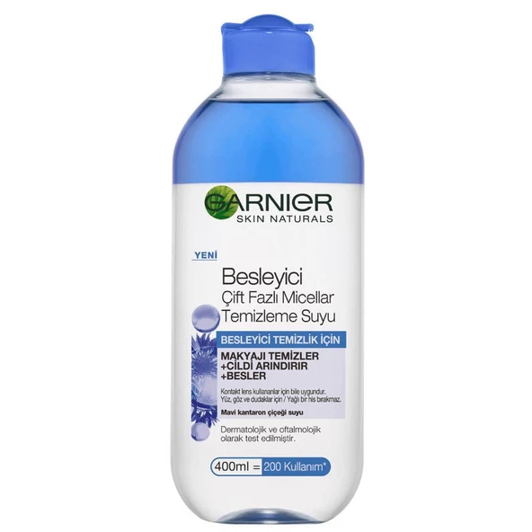 Garnier Besleyici Çift Fazlı Micellar Temizleme Suyu 400ml